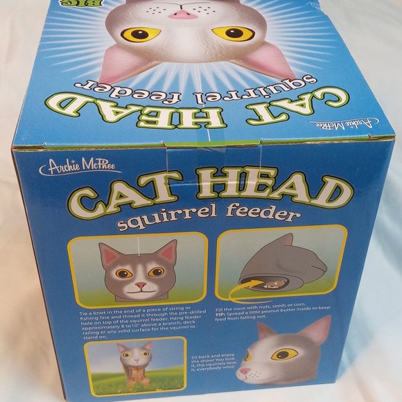 Cat Head Squirrel Feeder